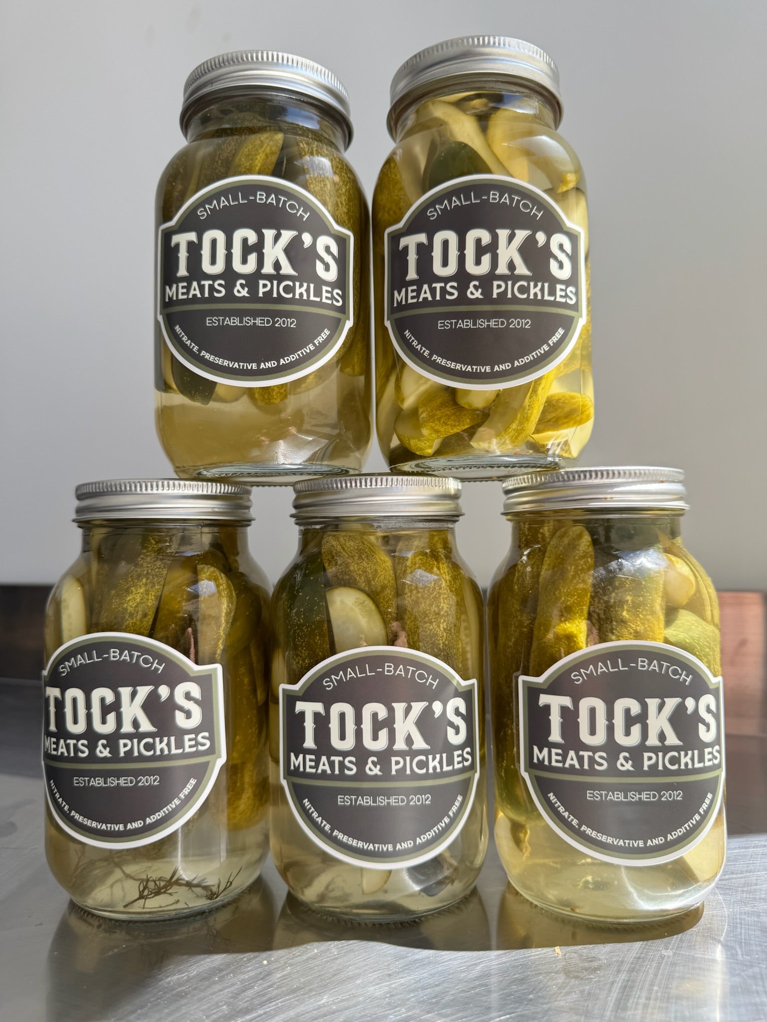 Tock's Spicy Half Sour Pickles